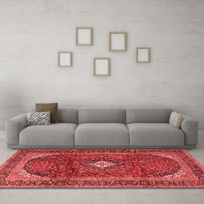 Traditional Red Washable Rugs