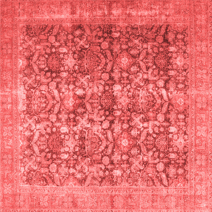 Machine Washable Persian Red Traditional Rug, wshtr4406red