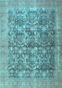 Persian Light Blue Traditional Rug, tr4406lblu