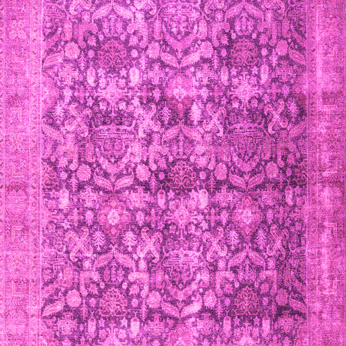 Machine Washable Persian Pink Traditional Rug, wshtr4406pnk