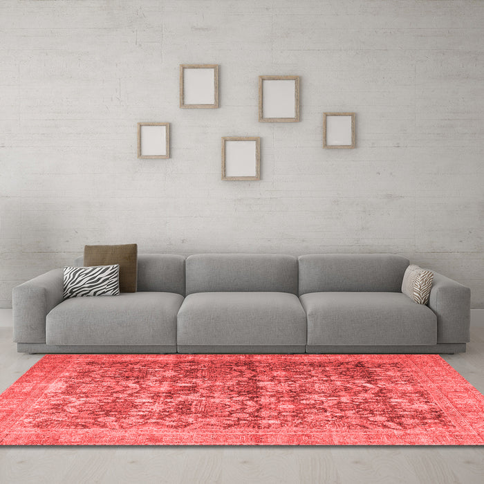 Traditional Red Washable Rugs