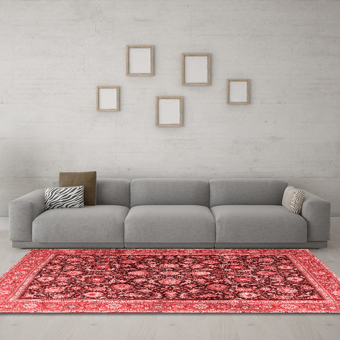 Traditional Red Washable Rugs