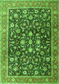 Persian Green Traditional Rug, tr4407grn