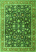 Persian Green Traditional Rug, tr4407grn