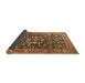 Sideview of Persian Brown Traditional Rug, tr4407brn
