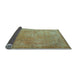 Sideview of Persian Light Blue Traditional Rug, tr4408lblu
