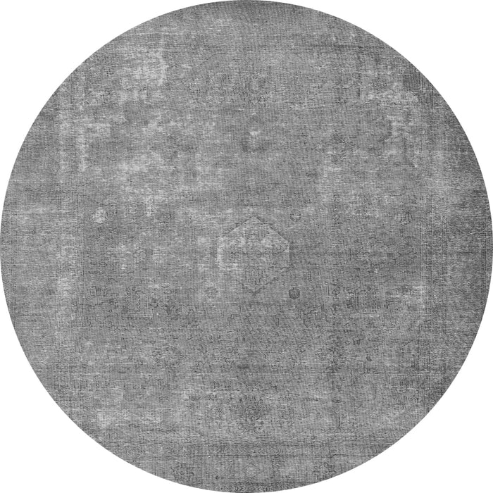 Square Persian Gray Traditional Rug, tr4408gry