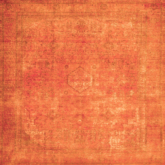 Serging Thickness of Persian Orange Traditional Rug, tr4408org