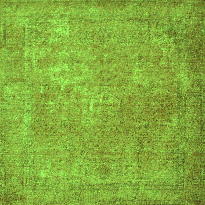 Serging Thickness of Persian Green Traditional Rug, tr4408grn