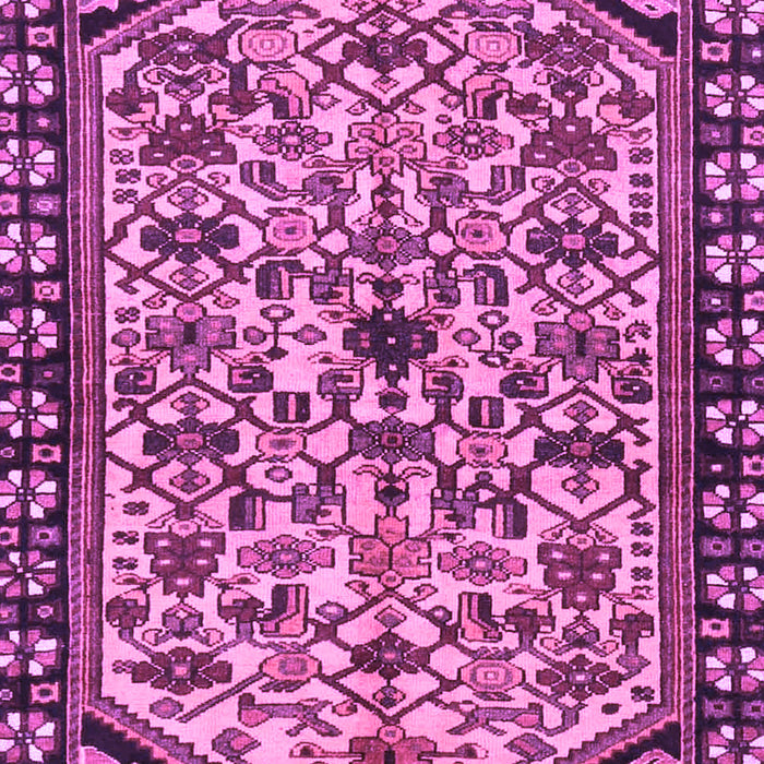 Machine Washable Persian Purple Traditional Area Rugs, wshtr4409pur