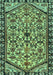 Machine Washable Persian Turquoise Traditional Area Rugs, wshtr4409turq