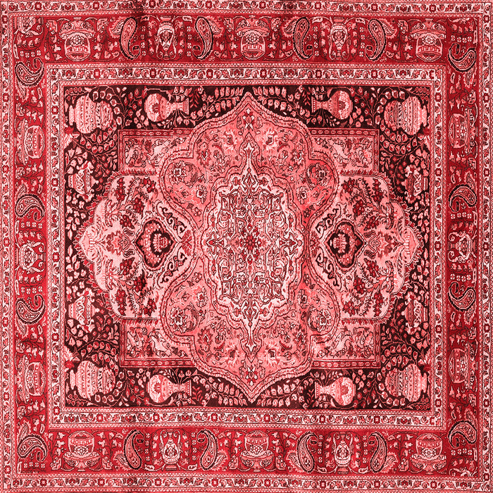 Medallion Red Traditional Rug, tr440red