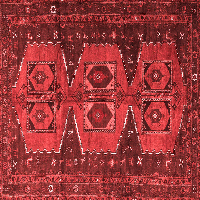 Machine Washable Persian Red Traditional Rug, wshtr4410red