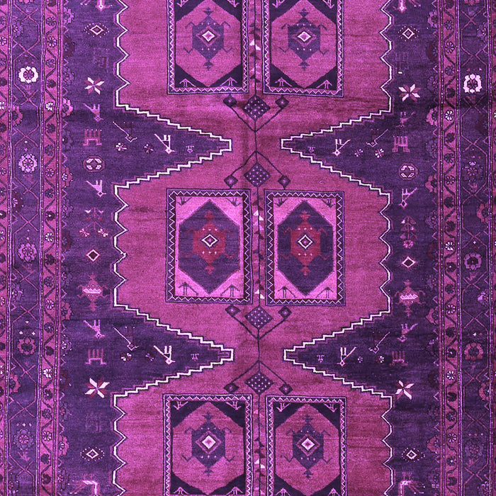 Machine Washable Persian Purple Traditional Area Rugs, wshtr4410pur