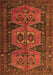 Persian Orange Traditional Rug, tr4410org