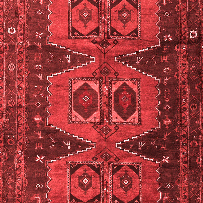 Machine Washable Persian Red Traditional Rug, wshtr4410red