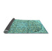 Sideview of Persian Light Blue Traditional Rug, tr4411lblu