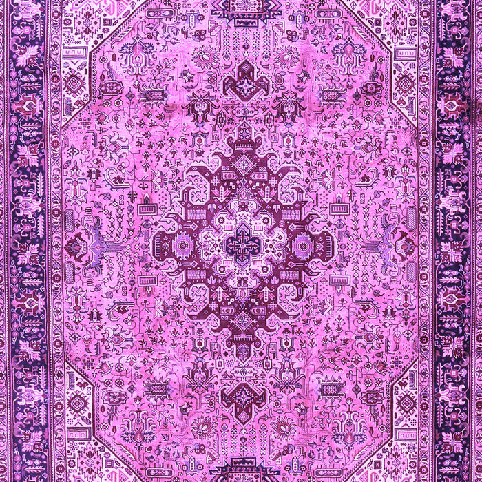 Medallion Purple Traditional Rug, tr4412pur
