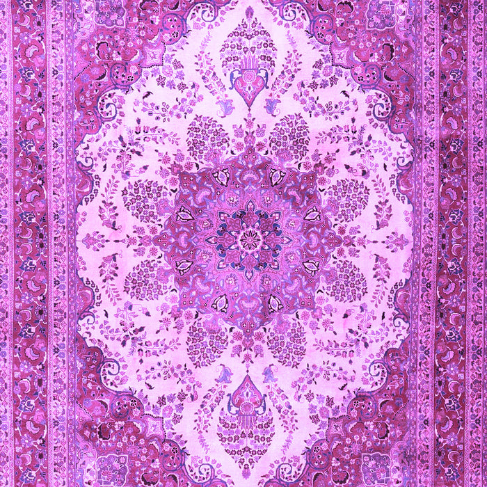 Machine Washable Persian Purple Traditional Area Rugs, wshtr4413pur