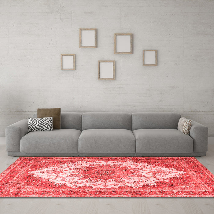 Traditional Red Washable Rugs