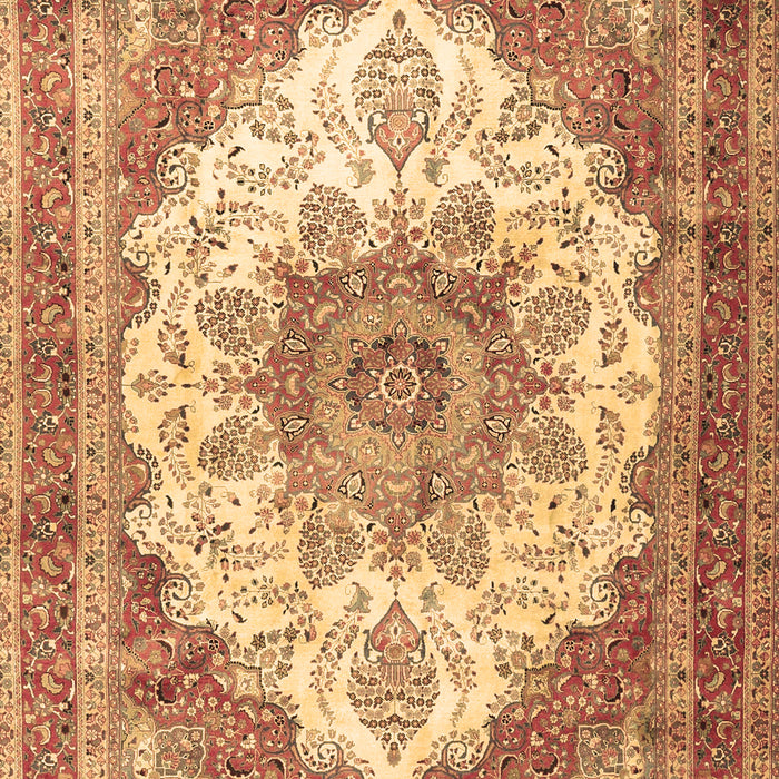 Machine Washable Persian Brown Traditional Rug, wshtr4413brn