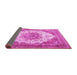 Sideview of Persian Pink Traditional Rug, tr4413pnk