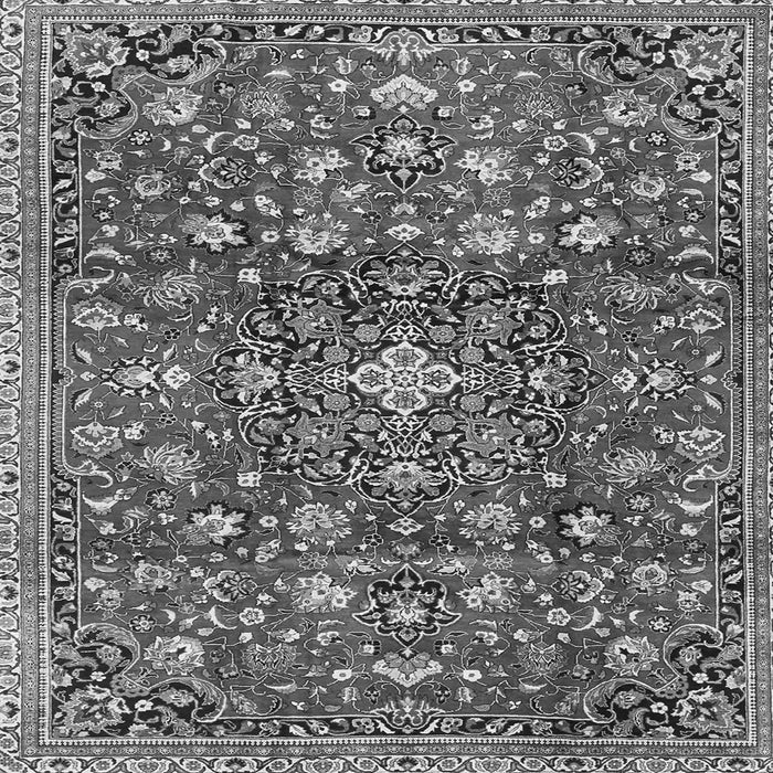 Serging Thickness of Persian Gray Traditional Rug, tr4414gry