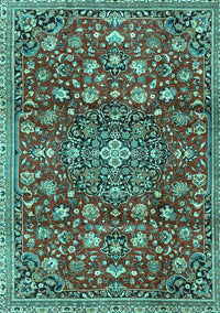 Persian Turquoise Traditional Rug, tr4414turq
