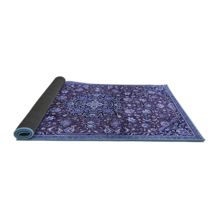 Sideview of Persian Blue Traditional Rug, tr4414blu