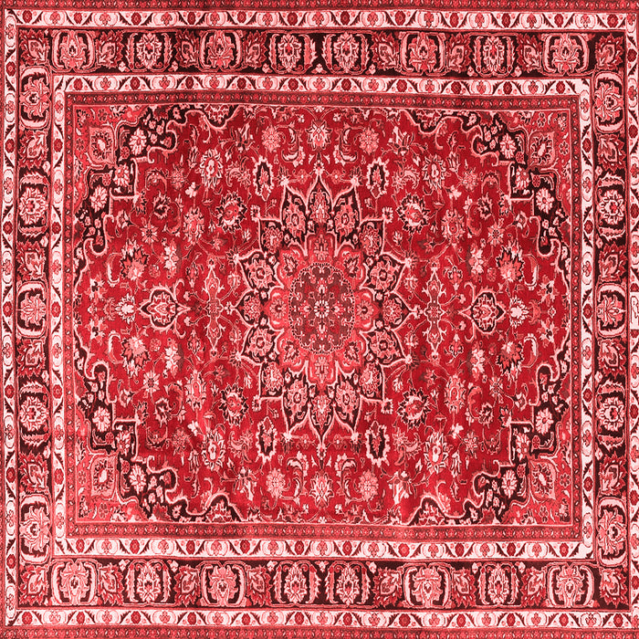 Machine Washable Persian Red Traditional Rug, wshtr4415red