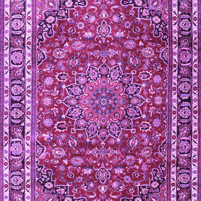 Machine Washable Persian Purple Traditional Area Rugs, wshtr4415pur
