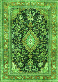 Persian Green Traditional Rug, tr4416grn