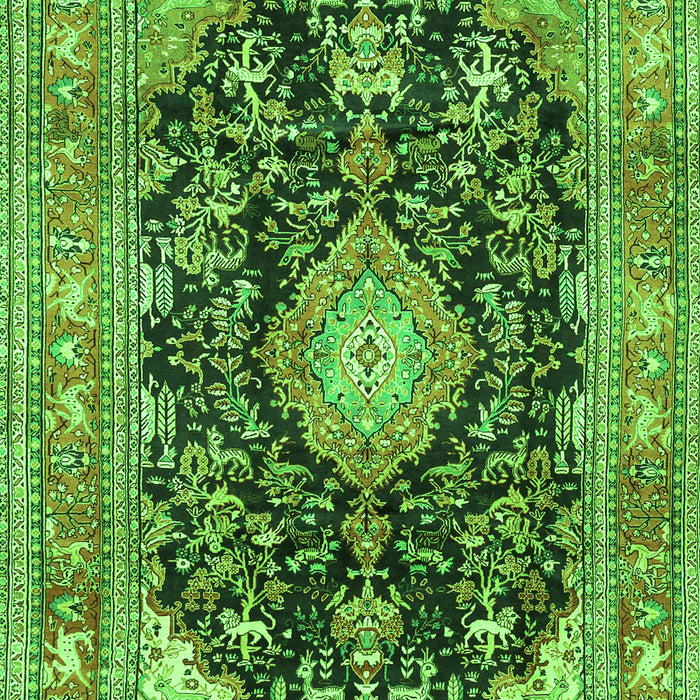 Persian Green Traditional Rug, tr4416grn