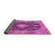 Sideview of Persian Pink Traditional Rug, tr4416pnk