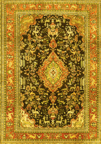 Persian Yellow Traditional Rug, tr4416yw