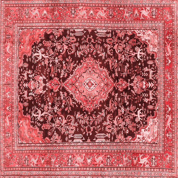 Machine Washable Persian Red Traditional Rug, wshtr4416red