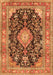 Persian Orange Traditional Rug, tr4416org