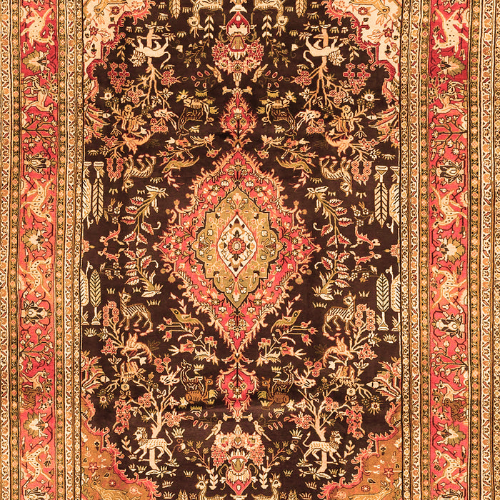 Persian Orange Traditional Rug, tr4416org