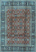 Persian Light Blue Traditional Rug, tr4417lblu