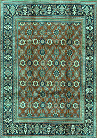 Persian Turquoise Traditional Rug, tr4417turq