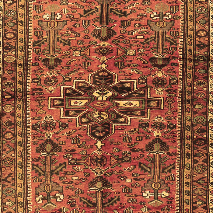 Machine Washable Persian Brown Traditional Rug, wshtr4418brn