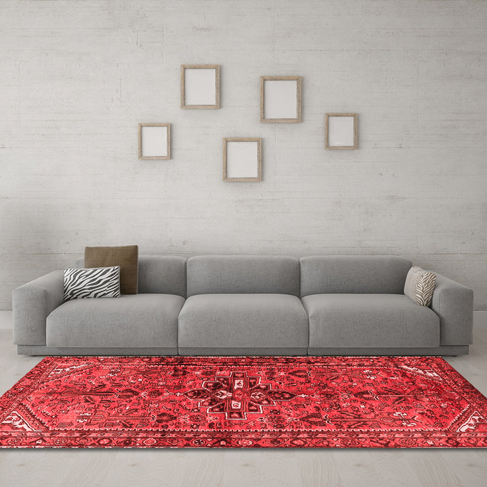Traditional Red Washable Rugs