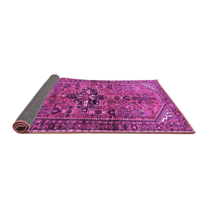 Sideview of Persian Purple Traditional Rug, tr4418pur