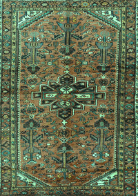 Persian Turquoise Traditional Rug, tr4418turq