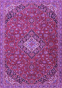 Medallion Purple Traditional Rug, tr4419pur