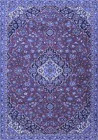 Medallion Blue Traditional Rug, tr4419blu