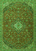 Medallion Green Traditional Rug, tr4419grn