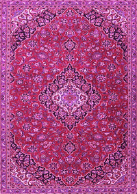 Medallion Pink Traditional Rug, tr4419pnk