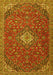 Medallion Yellow Traditional Rug, tr4419yw