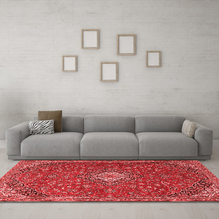 Traditional Red Washable Rugs